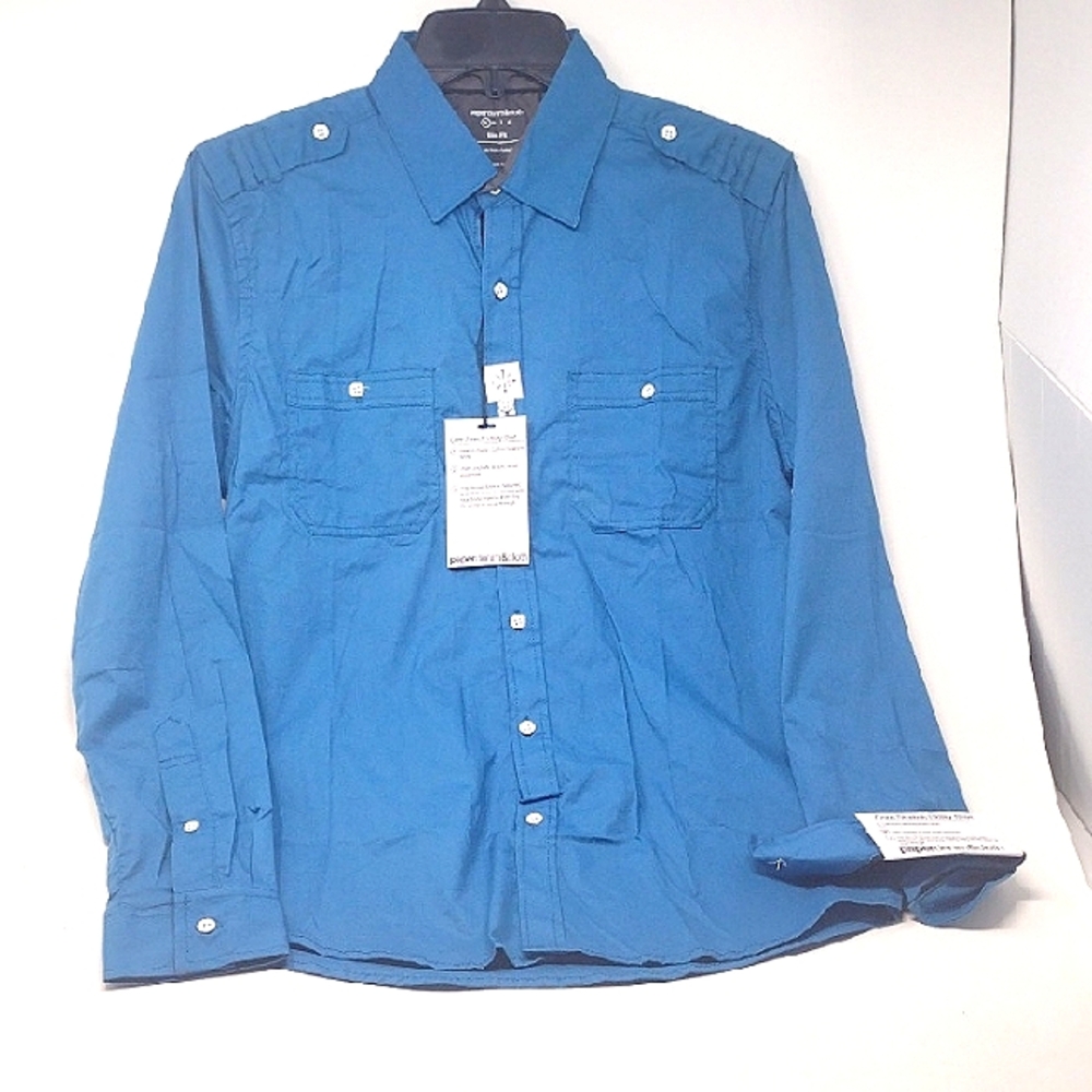 Paper Denim & Cloth Men's Core Stretch Utility Button Down Shirt